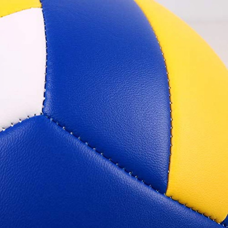 Ballon De Volleyball PECOGO Taille 5 – Cuir Synthétique Souple, Pour Intérieur/extérieur, Débutants Et Pros