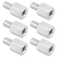 thumbnail image 3 of Motorcycle Mirror Mount Converter Screw for Outdoor Use Silver Steel 10pcs, 3 of 4