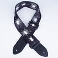 thumbnail image 1 of Correa de guitarra Accesorios de guitarra Correa de piano folk Correa de guitarra de algodón y poliéster con transferencia de calor Correa de hombro Correa cruzada Guitarra eléctrica de madera, 1 of 5