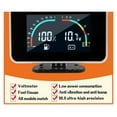 thumbnail image 2 of 2 IN 1 Fuel Level Gauge Voltmeter With Fuel Float Sensor LCD Car Meter Voltmeter For Motorcycle Auto Fuel Flow Sensor 0-190 Ohm ,Rugged Construction, 2 of 5