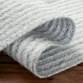 thumbnail image 5 of SAFAVIEH Cape Cod Randell Abstract Polyester Area Rug, Grey/Ivory, 6' x 6' Square, 5 of 8
