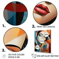 thumbnail image 3 of Designart "Cubic Portrait With Chromatic Elements" Cubism Canvas Prints, 3 of 7