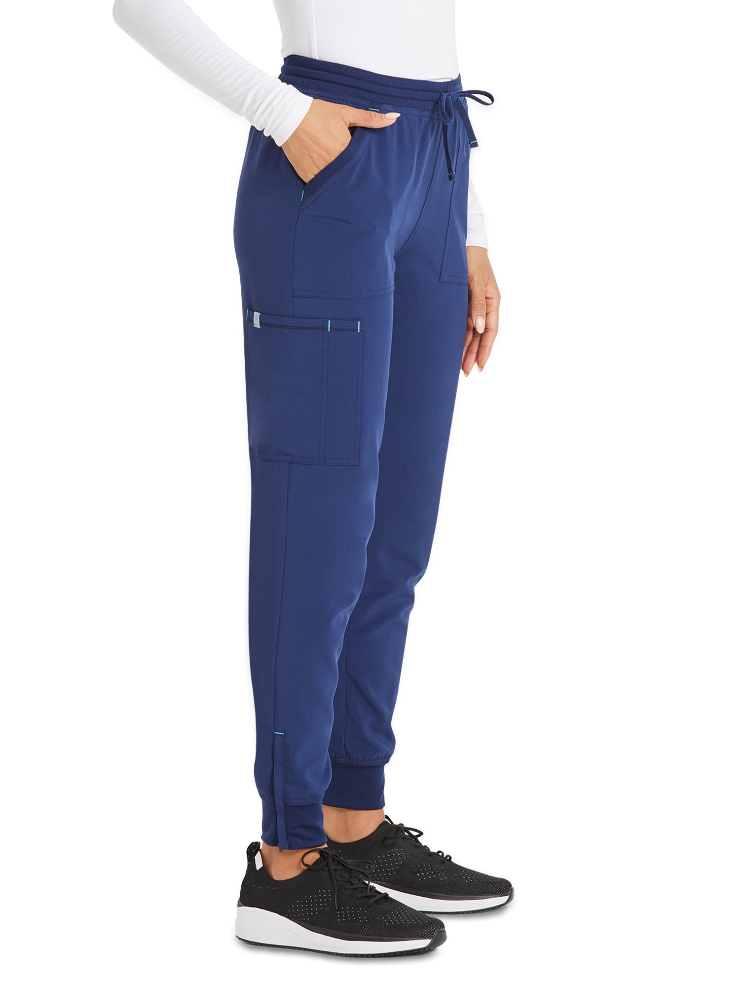 Scrubstar Women's Premium Performance Stretch Drawstring Jogger Cargo Scrub Pant