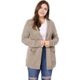 thumbnail image 4 of GRACE & GRANDEUR Cardigan Chandail à Manches Longues pour Femmes Grande Taille, 4 of 7