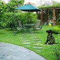 thumbnail image 3 of 23*29*0,3 cm Dog Yard Art acrílico negro ahuecado enchufe decorativo de jardín para perros, 3 of 5