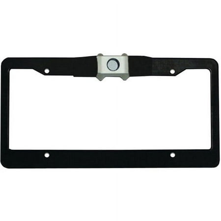 Chrome License Plate Frame w/Camera