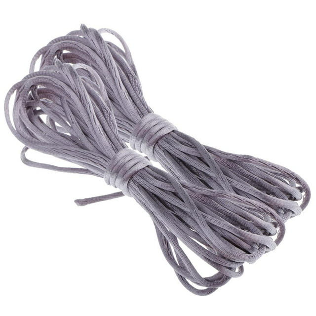 2 paquetes al por mayor de joyería de bricolaje para cordones para abalorios, fabricación de mordedores para bebés Gris Soledad Cordones de la fabricación de joyería