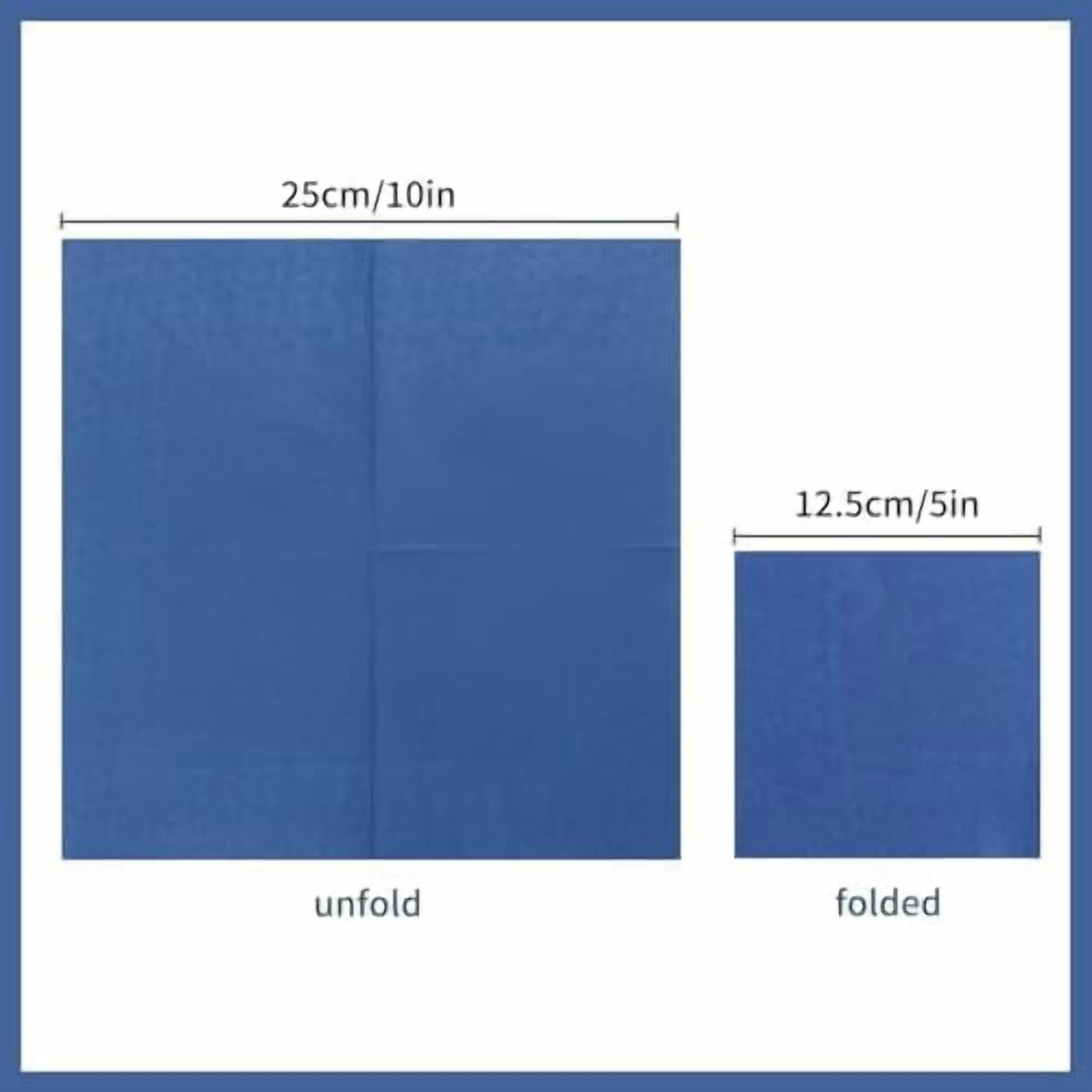 200 Pack Cocktail Napkin 2-Ply Dessert Napkins Folded 5 x 5 Inches Disposable Napkins for Dinner Wedding Birthday Party Bridal Anniversary Reception Event (200, Navy Blue)