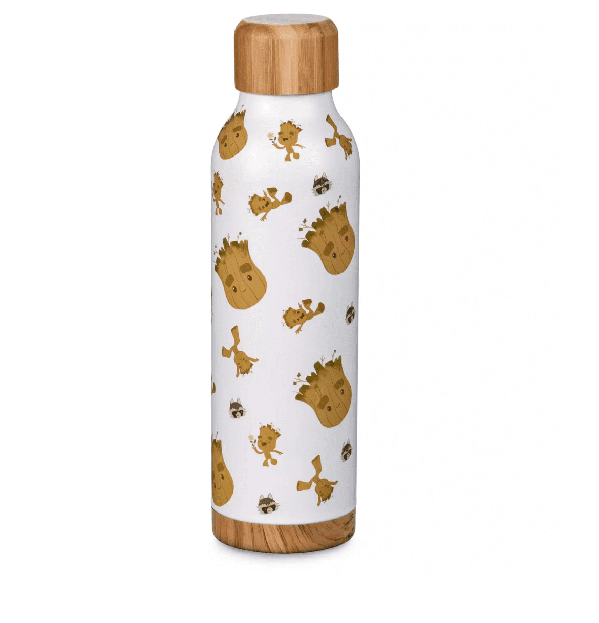Disney Parks Guardians of the Galaxy Groot Water Bottle with Plush Carrier New