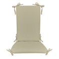 thumbnail image 1 of RSH Décor - Indoor / Outdoor Foam Rocker Rocking Chair Pad Cushions Made with Weather Resistant Solid Ivory Fabric, 1 of 5