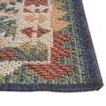 thumbnail image 6 of Unique Loom Baja Outdoor Collection Area Rug - Paz (2' x 6' Runner Green/Ivory), 6 of 7