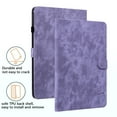 thumbnail image 4 of Allytech PU Leather Case for iPad 10th Gen 10.9" 2022, Cute Embossed Tiger Pattern Cover with Card Slots Pen Holder Anti-Slip Stand Wallet Smart Case for iPad 2022 10.9 inch(10th Gen), Purple, 4 of 7