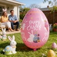 thumbnail image 1 of ddioayh Easter PVC Inflatable Eggs Outdoor Decoration with Bunny Design Easy Inflate Deflate Portable Waterproof for Patio Garden Party, 1 of 6