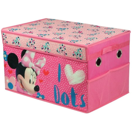 Minnie Mouse Collapsible Toy Storage Trunk (Best Toy Box For Toddlers)