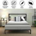 thumbnail image 5 of Costway Full Metal Bed Platform Frame Heavy Duty Mattress Foundation w/Headboard, 5 of 11