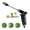 B Set, variant on Jet Nozzle Power Washer for Garden Hose, Turn Any Hose Into A High-Pressure Water Jet, Adjustable Hose Nozzle with Three Spray Modes, Multi Function Watering Sprayer for Cleaning Yard Pets Car