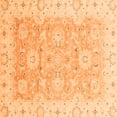thumbnail image 1 of Ahgly Company Indoor Square Oriental Orange Traditional Area Rugs, 8' Square, 1 of 4