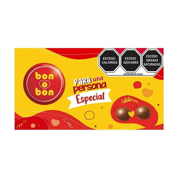 Bombón Bon o Bon relleno de crema de cacahuate y oblea 225 g