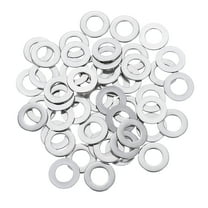 Uxcell 50 Pack M6 Flat Washer, 6x12x0.8mm Thickened 304 Stainless Steel Flat Spacers