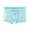 Sky Blue, variant on Men's Ice Silk Boxer Briefs See Through Sheer Underwear Stretch Breathable Boxers