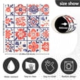 thumbnail image 3 of Ryvnso Boho Flower in Checkered Grid Dishwasher Magnetic Refrigerator Magnet Cover Kitchen Home Decorative 23"x26", 3 of 6