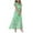 Green, variant on Women's Dresses Swing Long Dress Chiffon Floral Short Sleeve Ruffle V Neck Fashion Waist Flowy Dress Dresses Women Elegant Party Dress Sexy Easter Easter St. Patrick's Day Ladies Dress Purple XL