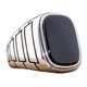 thumbnail image 1 of Anillo S Vintage Qarigey para hombre aleación 9 estilo rock retro Talla 12, 1 of 6