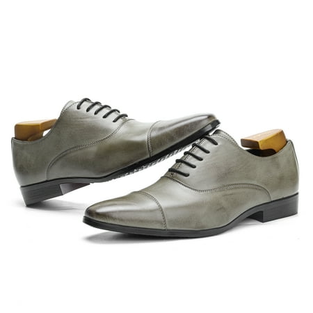 

Men‘s Cap-toe Oxford Shoes Formal Dress Shoes For Wedding Party Office
