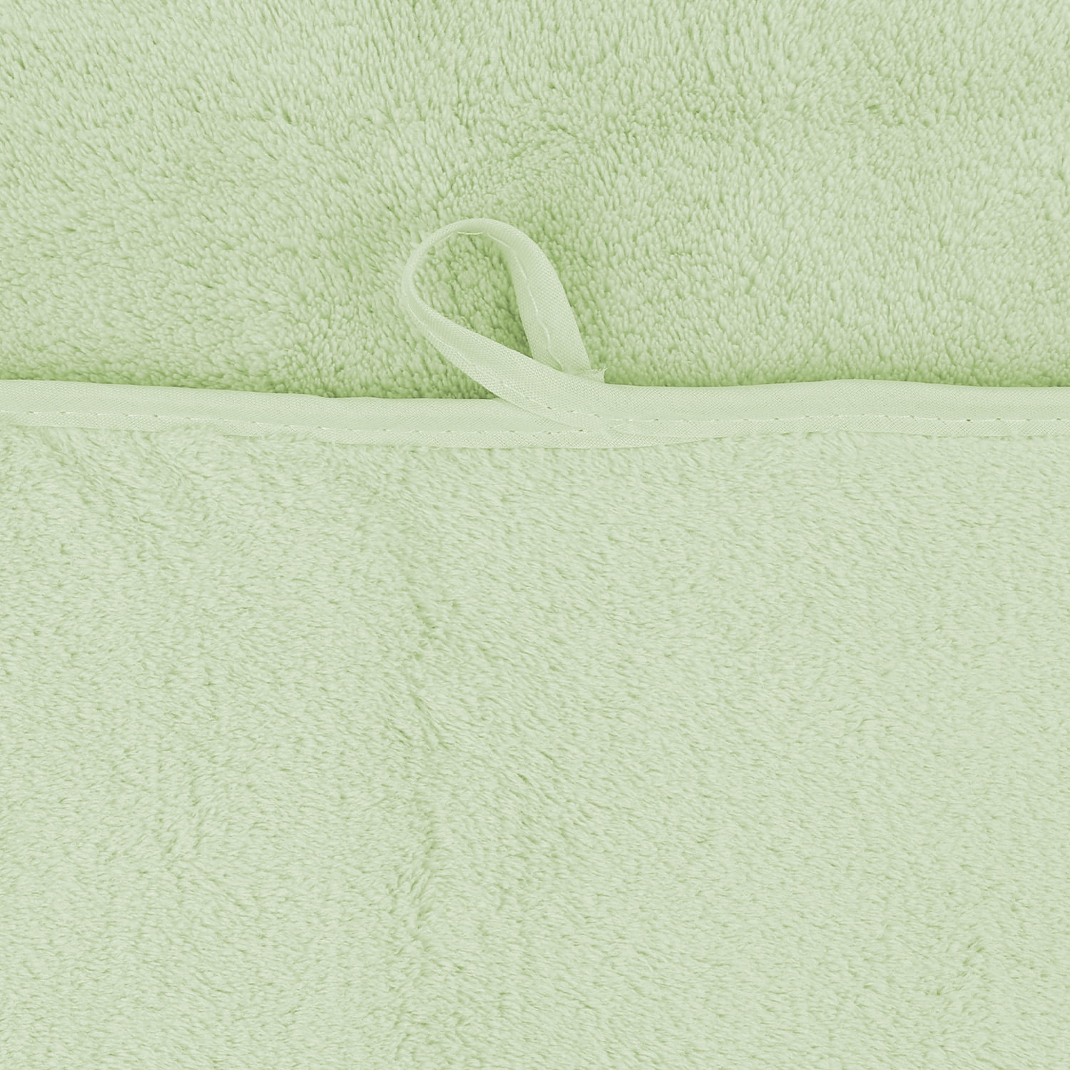 JML Large Bath Towels with Hanging Loop, 6 Pack, 30"x60", Light Green, 350GSM, Soft, Absorbent, Microfiber Towel Quick Drying, Lint-free, No Fading