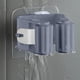 thumbnail image 1 of Soporte de pared para fregona con adhesivo resistente | Organizador de escobas sin taladro para baño y lavadero | Colgador resistente de acero inoxidable para rastrillo y pala | Paquete de 1, 1 of 7