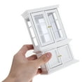 thumbnail image 3 of OUNONA miniature book display cabinet White Glass Indoor Display 1Set, 3 of 7