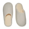 thumbnail image 5 of CHUMUD Women's House Slippers Plush Lined Winter Clogs - Cozy Striped Fleece Slippers with Durable Sole for Indoor Wear, 5 of 9