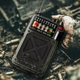 thumbnail image 4 of Portable Shortwave Radio - 4000mAh AM//WB/SW Shortwave Radio with Bluetooth Speaker, Flashlight, Sleep Timer, SOS Alarm, and White Noise, Suitable for Camping, Emergency, Portable Shortwave Radios, 4 of 9