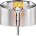 thumbnail image 2 of Upgraded Patio Heater Reflector Shield,(Large,3Panels) Propane Heaters Heating Deflector,Effective Heat Focusing for Outdoor Lamp Heater,Gas Energy Saving,Windshield, 2 of 5