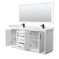thumbnail image 2 of Wyndham Collection Wcf414172d-Vca-Unsm70 Strada 72" Free Standing Double Basin Vanity Set, 2 of 7
