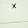 thumbnail image 5 of Ox Bay 20" x 20" Hand-Woven White/ Black Geometric Organic Cotton Pillow Cover, 5 of 10