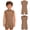 Coffee, variant on Boys Autism Jumpsuit Zip Back Button Crotch Anti-strip Romper Adaptive Clothing for Special Needs Gray 16