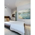 thumbnail image 3 of AatoeaX Beach Surf III' Painting Print on Wrapped Canvas - Multi-Color Modern Wall Art Canvas Poster – Aesthetic Print for Home, Office Decor, 12"x16"or16"x12",Gallery Wood Frame, 3 of 4