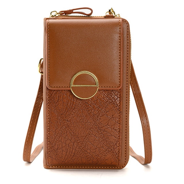 Laklulu Bolso cruzado simple e informal para teléfono móvil con un hombro