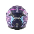 thumbnail image 2 of Casco Para Moto Edge Abatible Purpura Certificado M, 2 of 3
