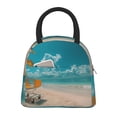 thumbnail image 1 of Easygdp Shopping Cart On Tropical Beach Bolsa de Almuerzo Insulada Grande, Forro de Aluminio, Diseño Espacioso, a Prueba de Fugas, Ideal para Trabajo, Picnics, Viajes y Actividades al Aire Libre, 1 of 6
