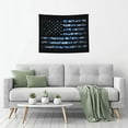 thumbnail image 5 of Hirioo Navy Camouflage American Flag Print Tapestry Lightweight Fabric for Bedroom Aesthetic Home Wall Dorm Décor Living Room Decor 29x37 Inch, 5 of 8