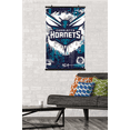 thumbnail image 2 of NBA Charlotte Hornets - Maximalist Logo 23 Wall Poster, 22.375" x 34", 2 of 5
