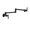 Black bronze, variant on Filler Tap Foldable Kitchen Faucet Single Cold Sink Tap Rotate Folding Spout Chrome Brass Wall Mounted Crane ,Leak Proof Design