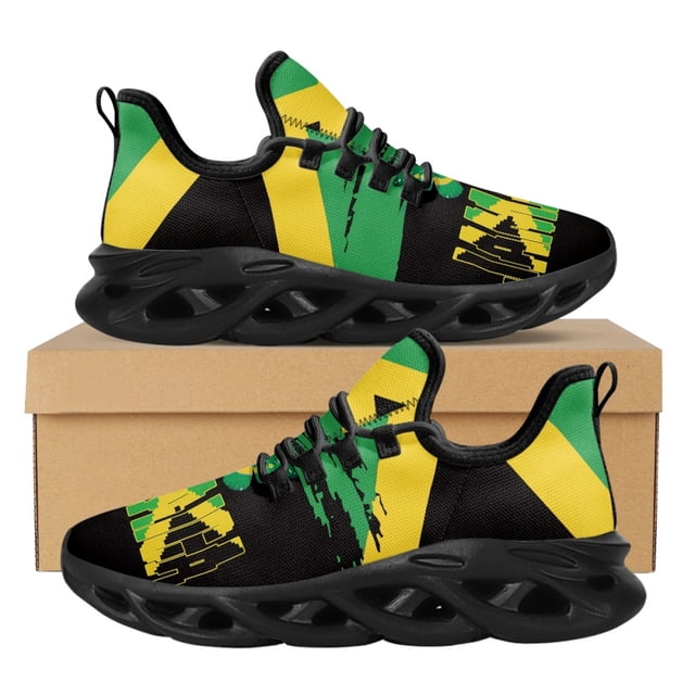 Zapatillas de tenis Jamacia , informales, ligeras, con cordones y amortiguación para mujer.