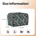 thumbnail image 5 of Daiia Rose Flowers Pattern 2 slice Toaster Cover, Toaster Appliance Dust-proof Cover For Kitchen Small Appliance Dust Cover and Fingerprint Protection, 5 of 7