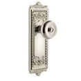 thumbnail image 2 of Grandeur Winbou_Prv_234 Windsor Solid Brass Rose Privacy Door Knob Set - Grey, 2 of 6
