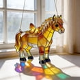 thumbnail image 4 of CREATITOY 1PC 8Inch Acrylic Horse Hanging Ornament Outdoor Decor Need Cardboard Shipping, 4 of 4