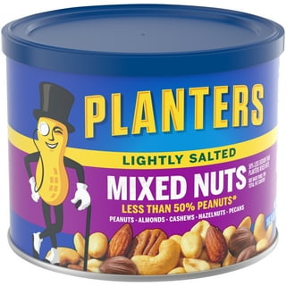 PLANTERS Honey Roasted Mixed Nuts, Party Snacks, Plant-Based Protein, 10 oz  Canister