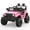 Pink, variant on 12V Electric Ride on Truck Car w/Remote Control,Twin 35W Motors,2.5MPH Max Speed| 66LB Capacity, Bluetooth, LED Lights & Music | Birthday Gifts for Boys Girls